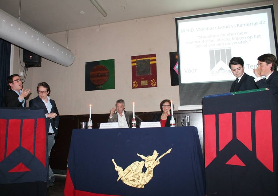 Debating 2015, met Onno Hoes en Mieke Damsma als jury